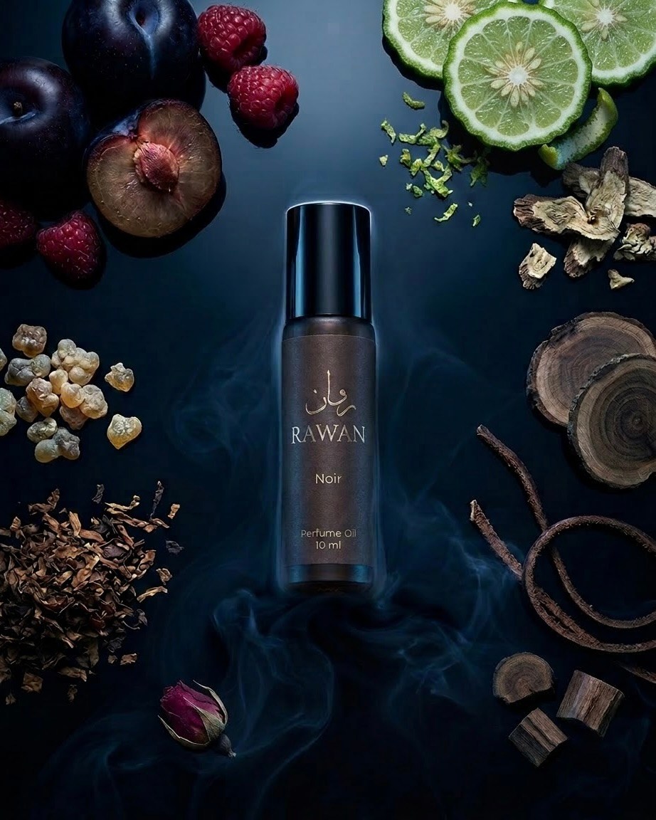 rawan noir perfume oil attar 10 ml